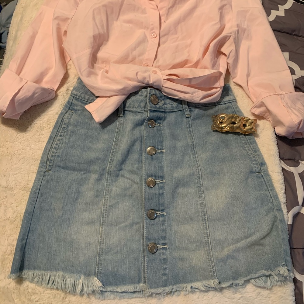 American Eagle denim skirt